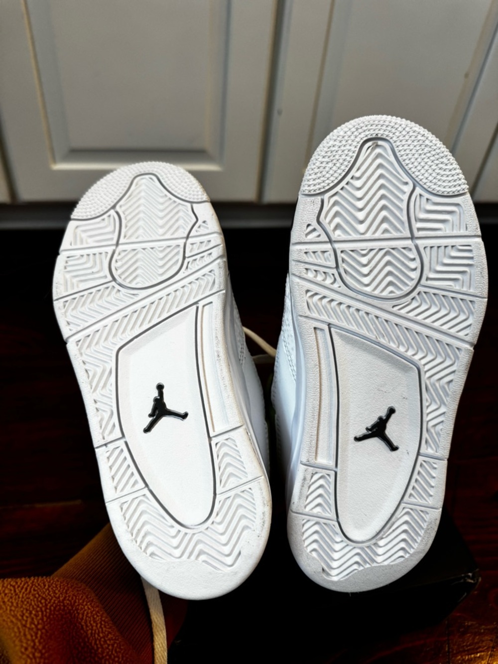 Jordan 4 Retro PS Kids' White/Lemon Twist. 13C NIB - Picture 7 of 10